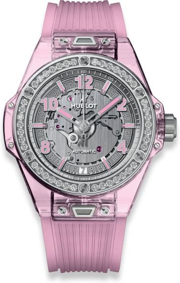 Buy HUBLOT BIG BANG ONE CLICK PINK SAPPHIRE DIAMONDS 39MM 465.JP.4802.RT.1204 Copy Watch Discount